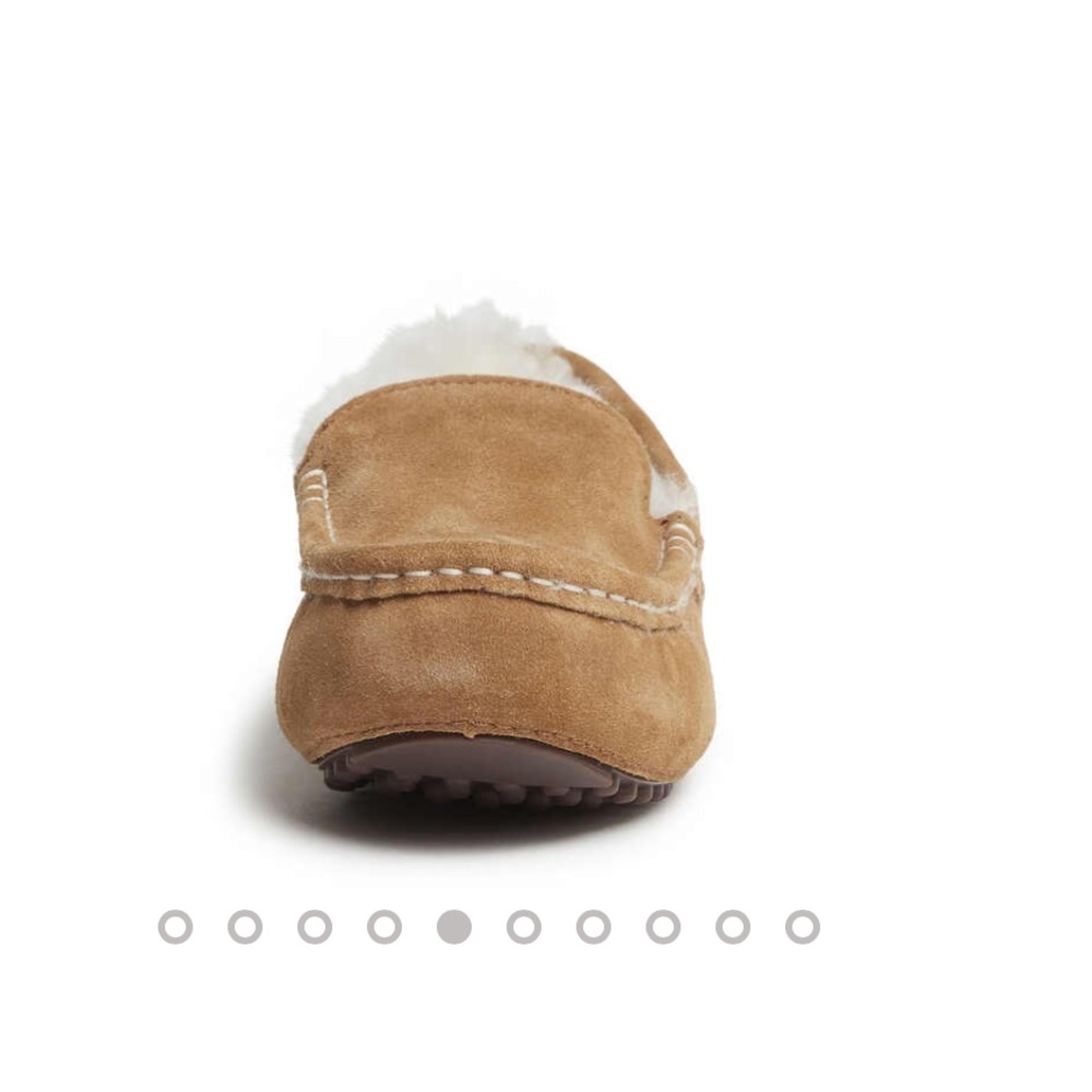 women's deluxe by deerfarm genuine shearling slipper - Picture 2 of 5